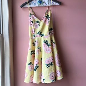 Charlotte Russe Yellow Dress